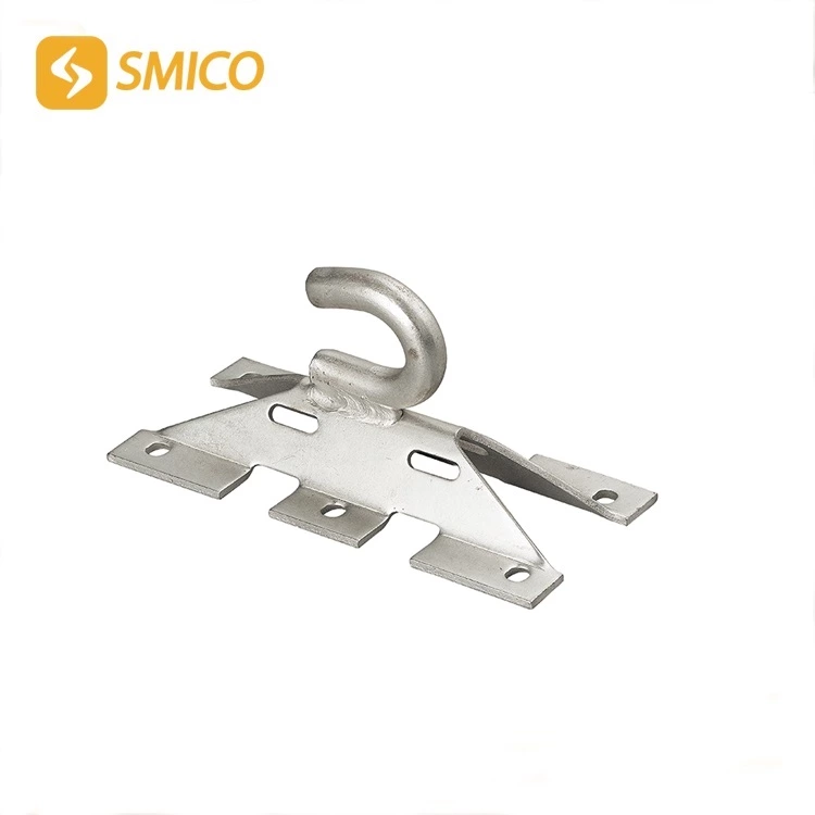 SM96 anchoring bracket hook  is used with bands in pole installation