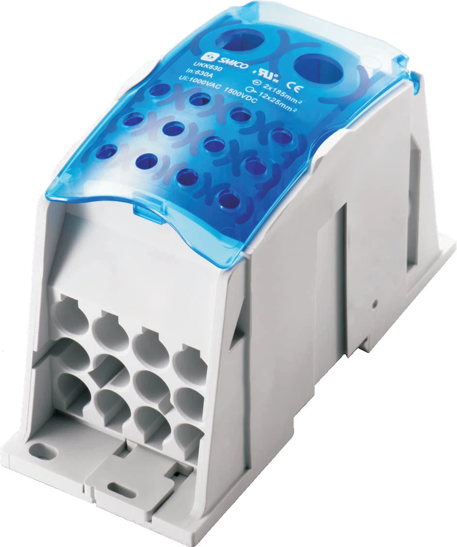 SMICO Single Pole Terminal Block Din Rail UKK-630 power distribution Boxes Screw type  accessories