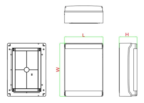 HA Series Plastic Waterproof Distribution Mini Circuit Breaker Box