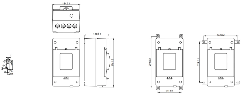 Solar PV DC Mould Case Circuit Breaker Distribution Enclosure