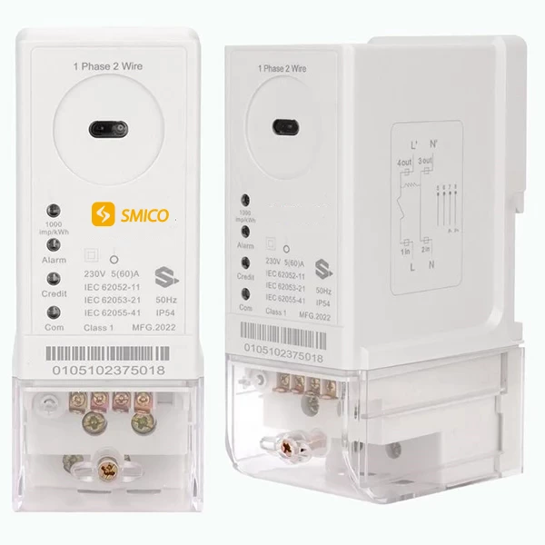 GSD7666- DG2 Single-phase DIN-rail Prepayment Energy Meter