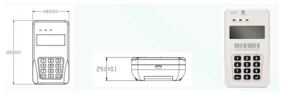 SMICO GST7666-CT1 Three-phase CT-connection Smart Energy Meter