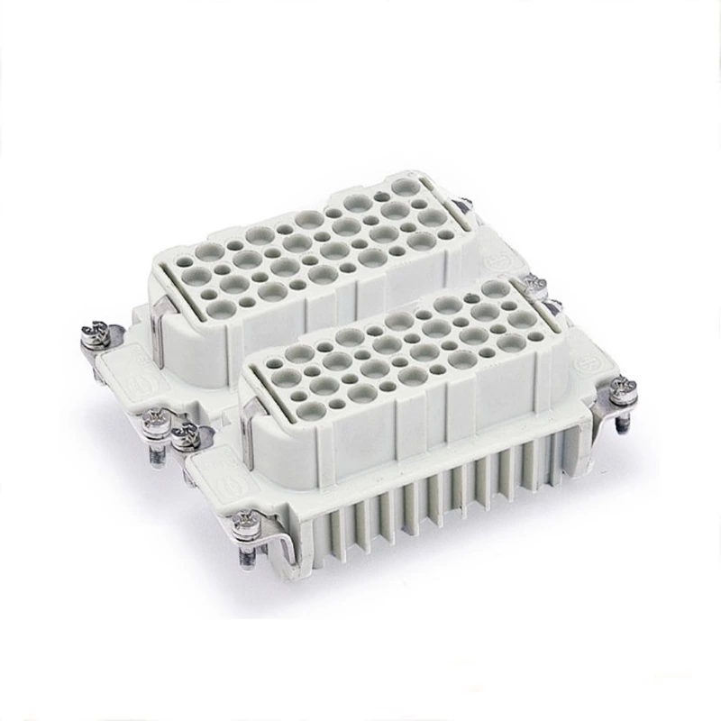 HD-080-FC  09210403001 80Pin 10A 250V  Crimp terminal   Female Rectangular Waterproof Rectangle Heavy Duty Connector  For  Automation